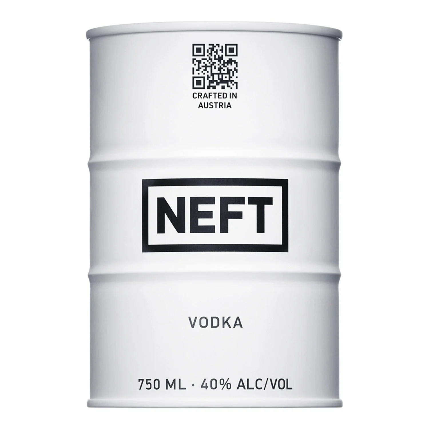Neft Vodka 750mL White Barrel
